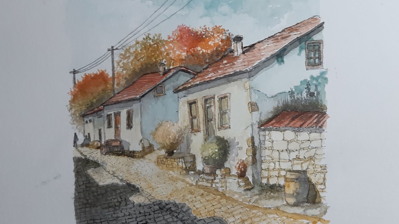 Autumn in the village.