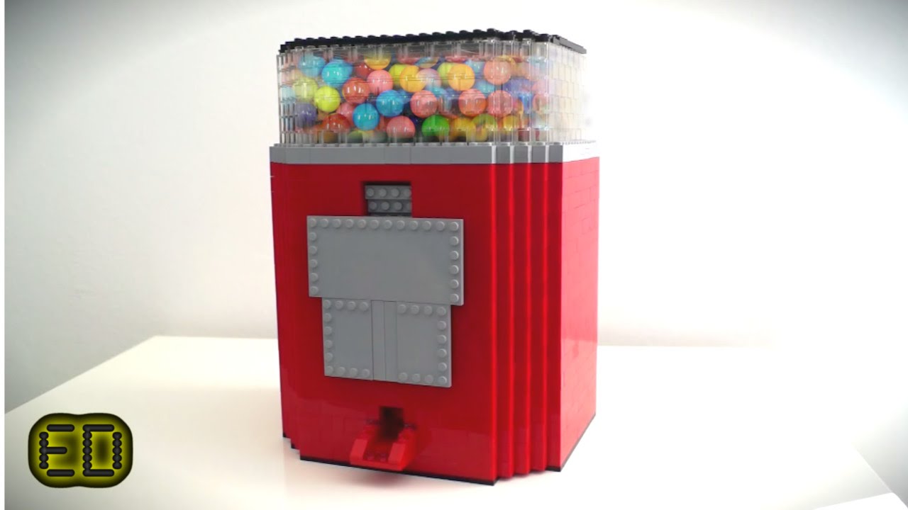 Functional Lego Gumball Machine