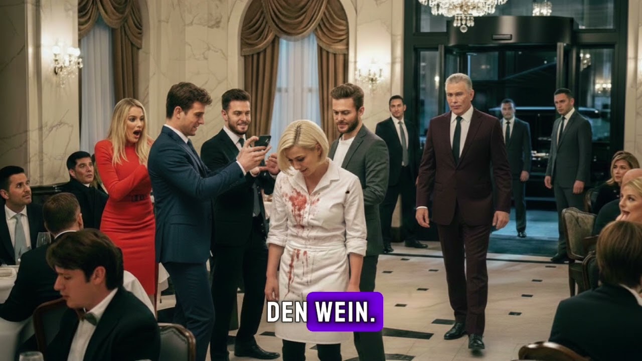 Er schüttete Wein über sie – ohne zu wissen, wessen Tochter sie wirklich ist