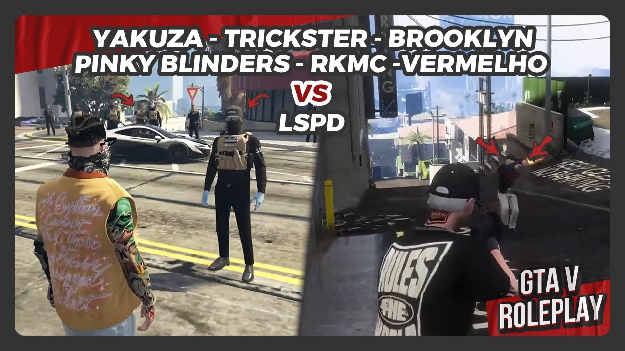 LSPD VS EVERYBODY | YAKUZA SANDRA ANGGOTA LSPD BERUJUNG PERANG BESAR | GTA V ROLEPLAY #hopefully