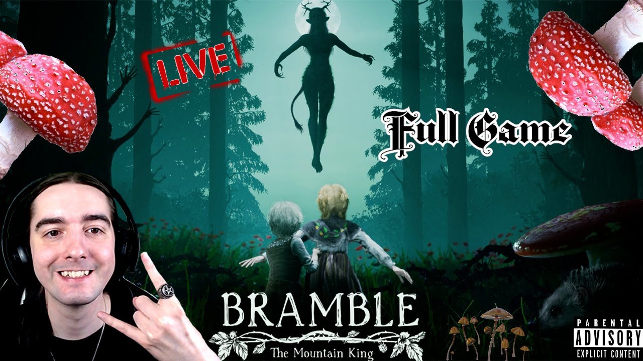 😈 LIVE Bramble: The Mountain King - Psychedelic Shrooms And Nordic Folklore (Full Game)