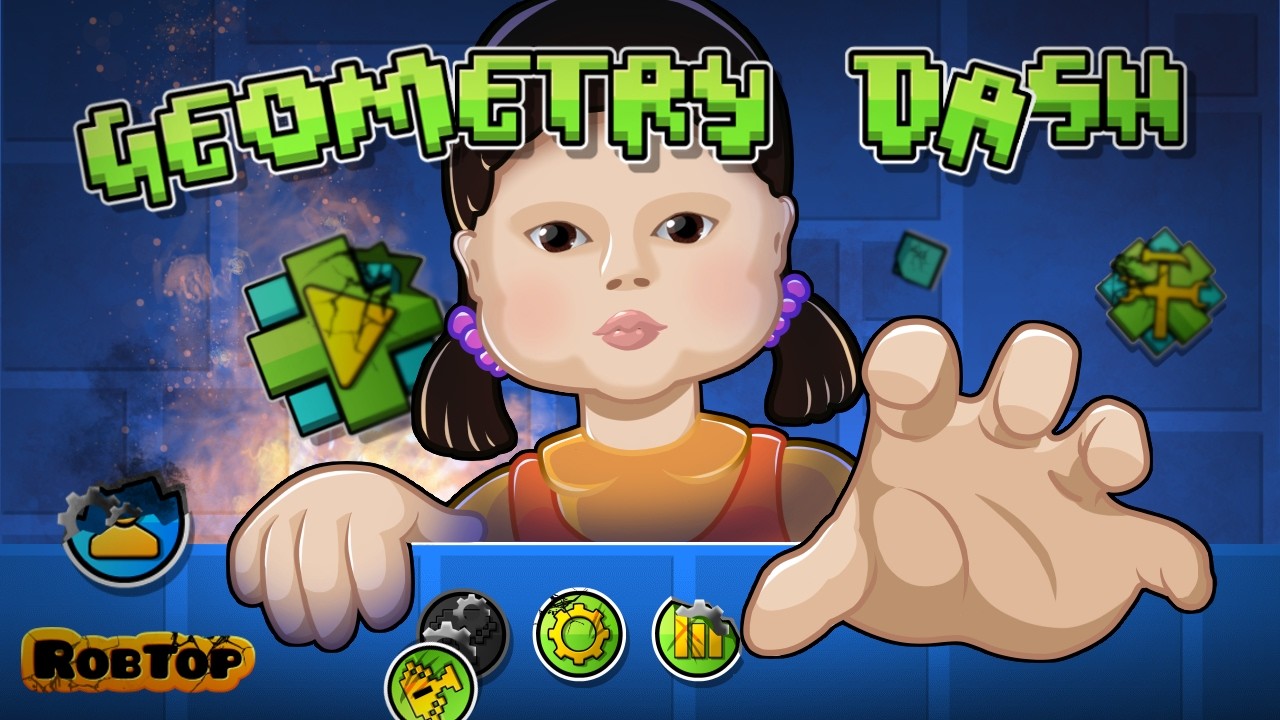 Squid Game in Geometry Dash! (All Games)
