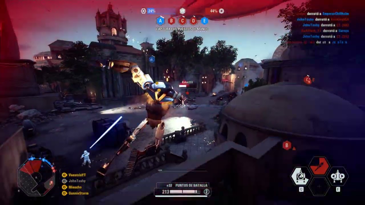 Testing Battlefront 2 on my new PC at ultra settings