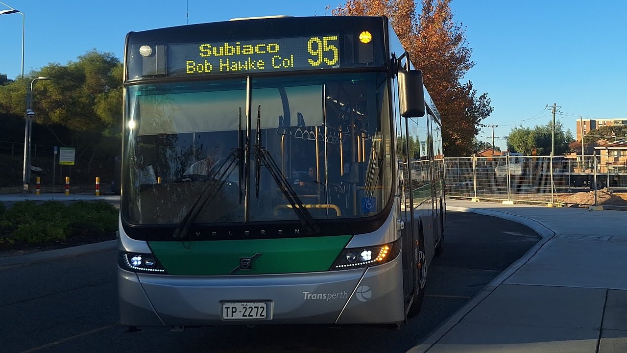 [Useful School Only] Transperth Bus Route No. 95 (TP2272) Glendalough Station to Bob Hawke College
