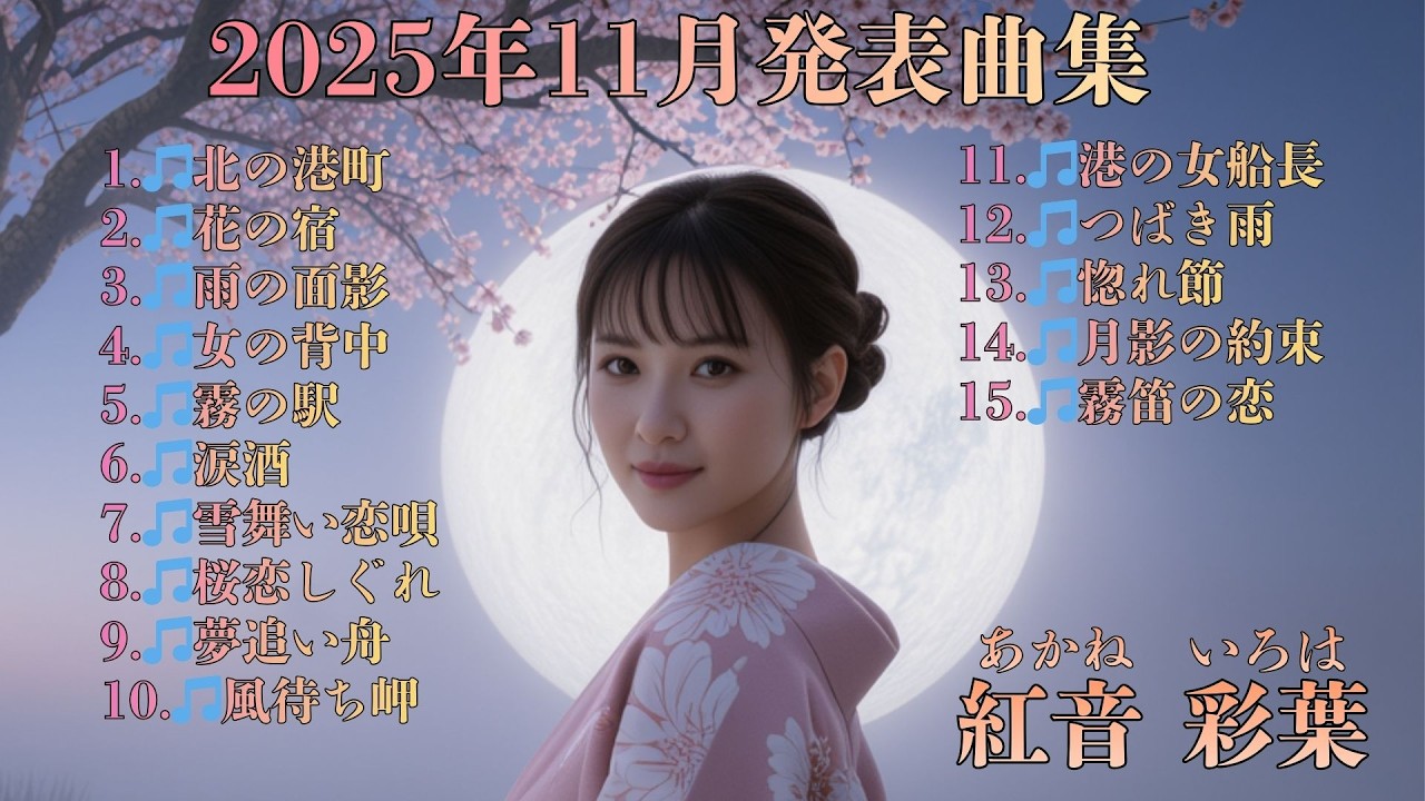 【AI演歌】 【2025年11月発表曲集】北の港町・涙酒・霧の駅ほか｜胸に響く叙情コンピレーション
