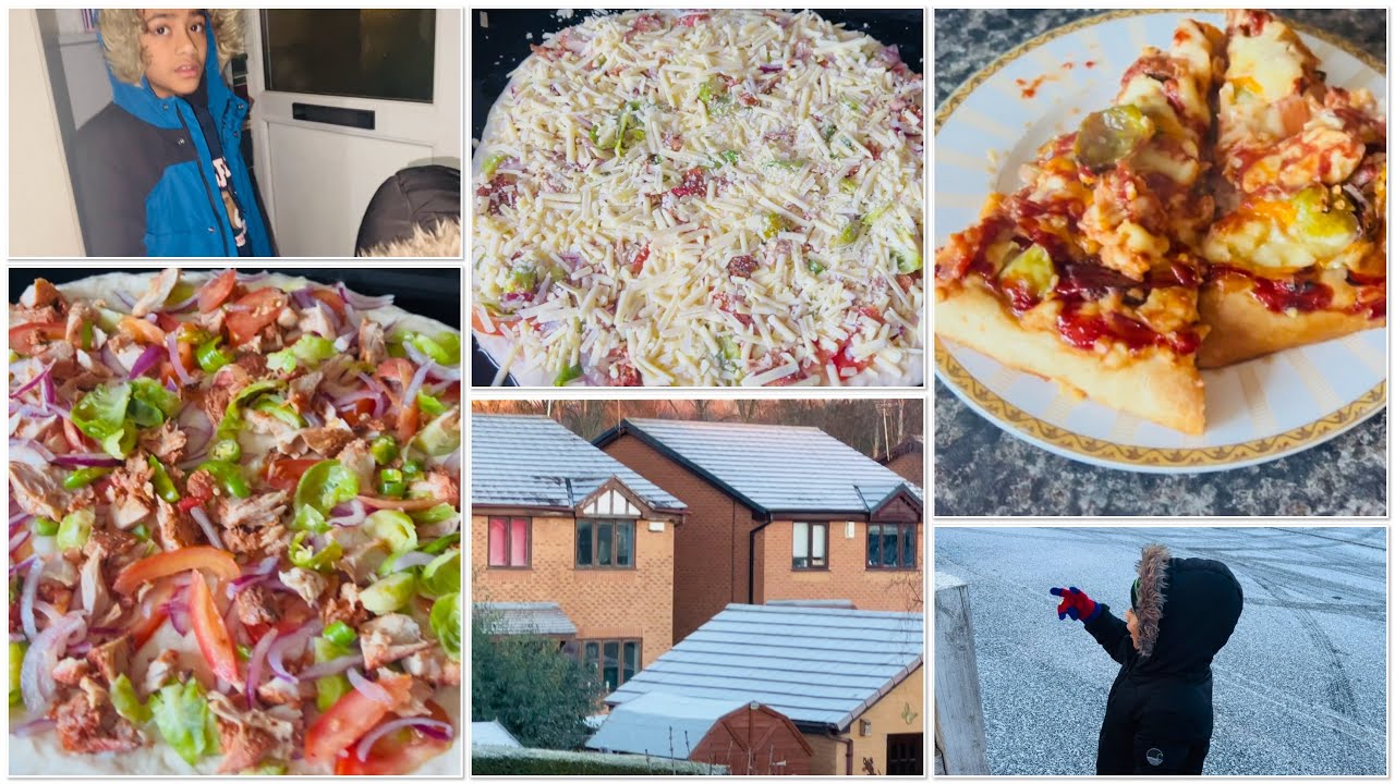 বাচ্চাদের আবদারে ফিজা pizza 🍕 ￼￼বানালাম #Nabil and Numan blog to London 