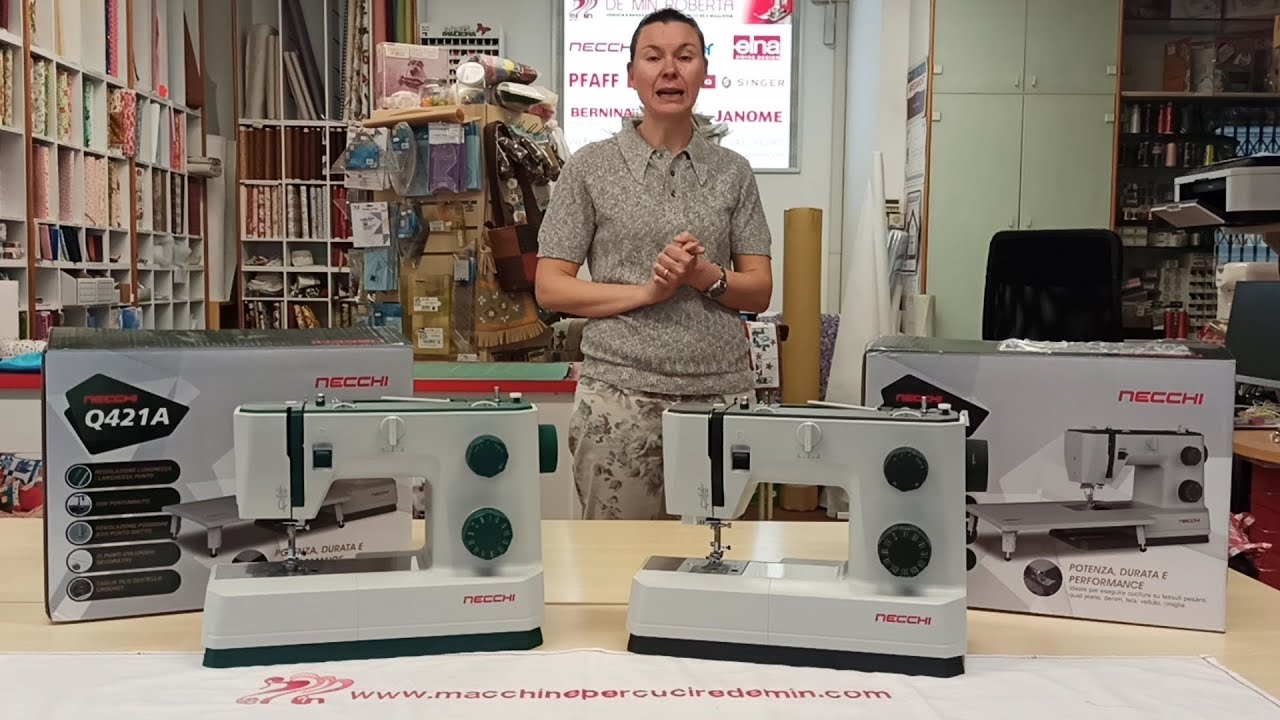 Recensione macchine per cucire Necchi Q132A e Q421A