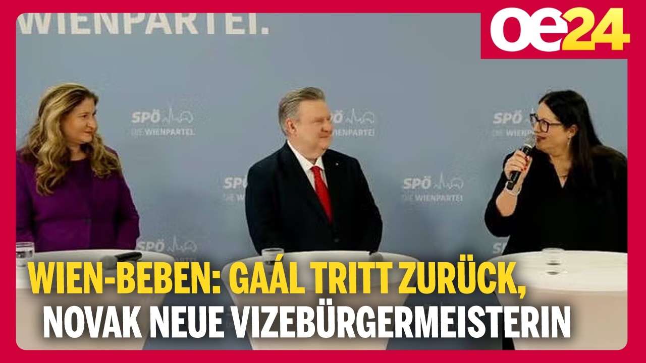 Wien-Beben: Gaál tritt zurück, Novak neue Vizebürgermeisterin