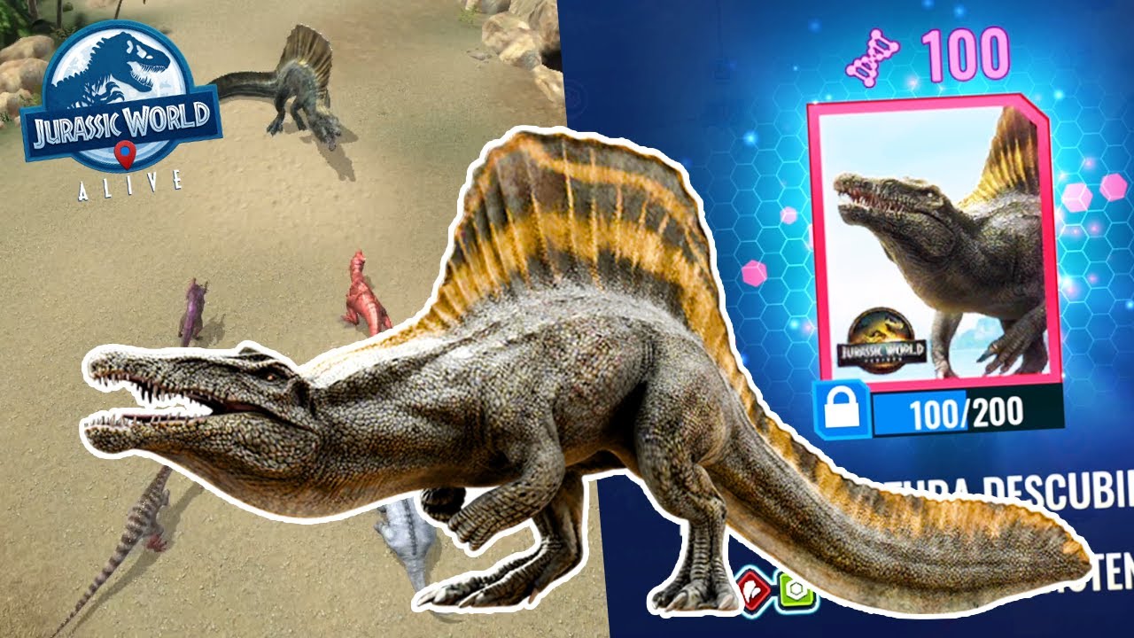 DESBLOQUEA NUEVO SPINOSAURUS REBIRTH GEN 2 GUÍA ISLA de las PRUEBAS Jurassic World Alive