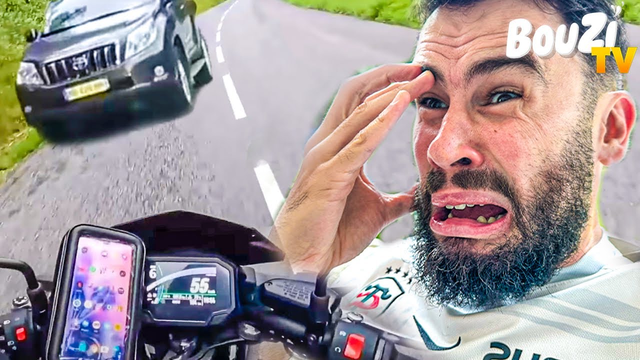 IL S'ENDORT SUR SA MOTO ! (React Moto)