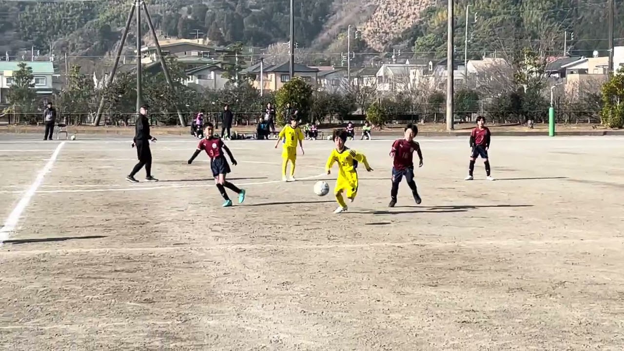 岡招待 有度FC U11vs飯田 前半