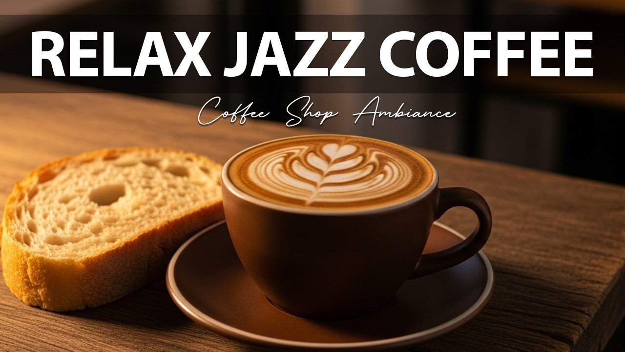 Relax Jazz Coffee 🎶 Coffee Shop Ambiance  Bossa Nova Study Music for Focus & Work
