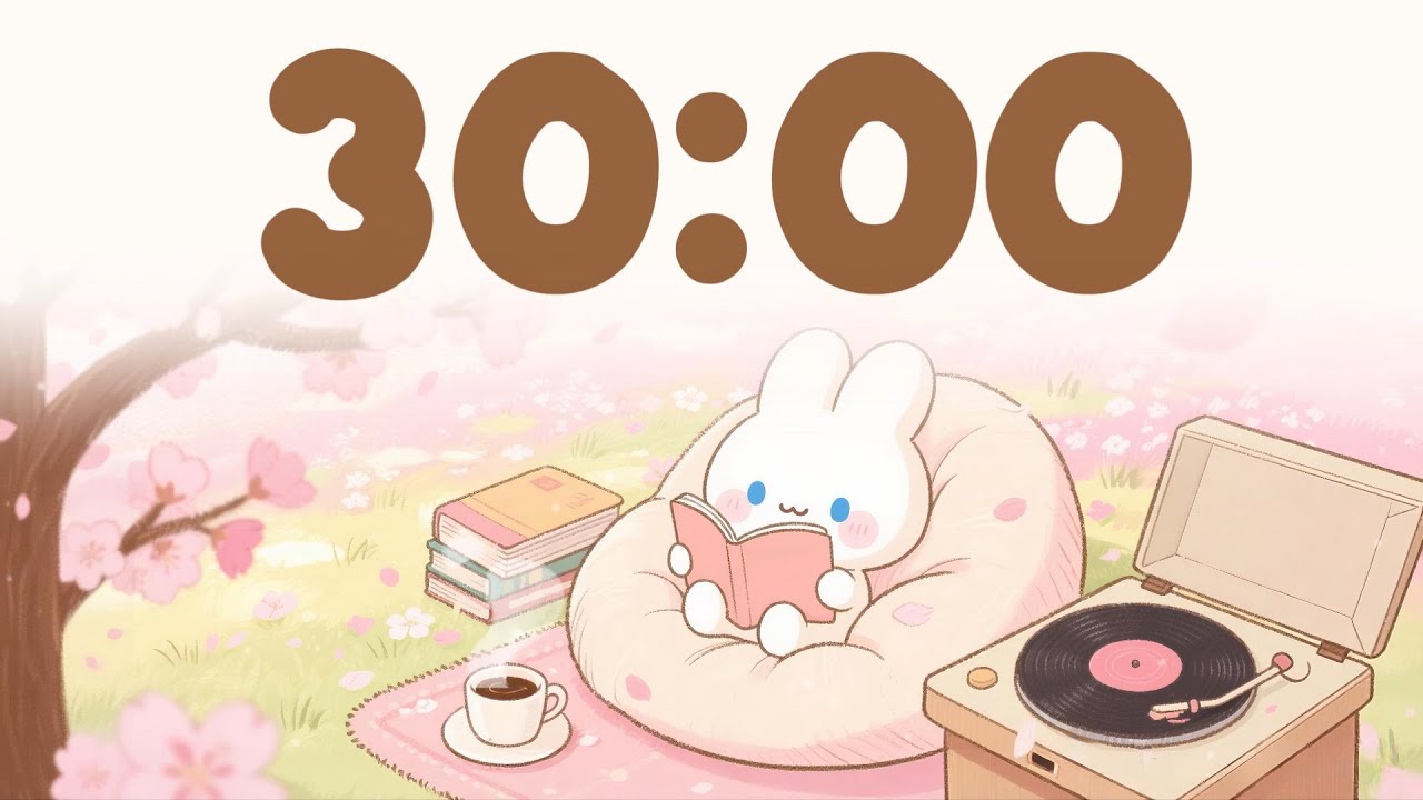 Focus Study Timer 🎵 | 30 Minute Focus for Study & Work