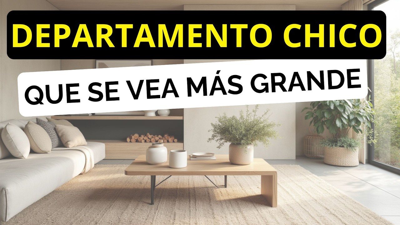 👉 ASÍ consigues que tu DEPARTAMENTO parezca MÁS GRANDE 😉 20TIPS INFALIBLES para AMPLIAR el espacio!