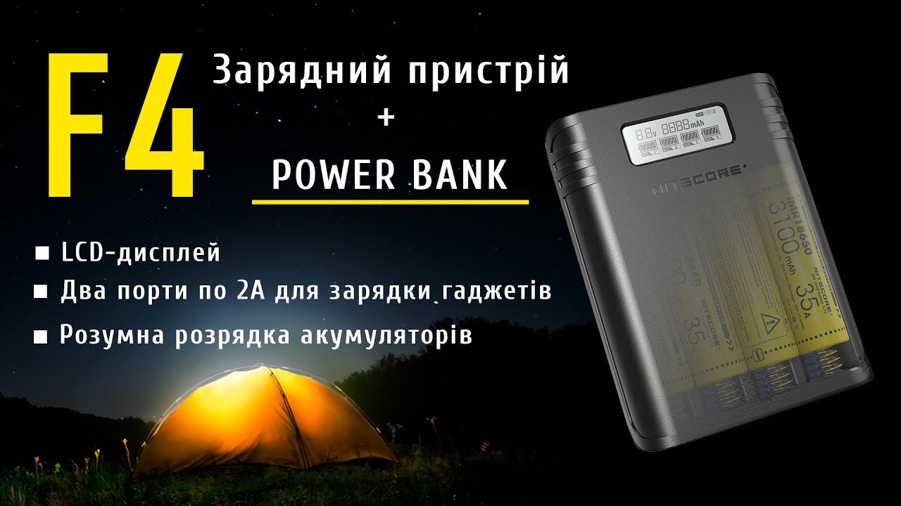 Зарядное устройство + Power Bank F4. Официальный обзор