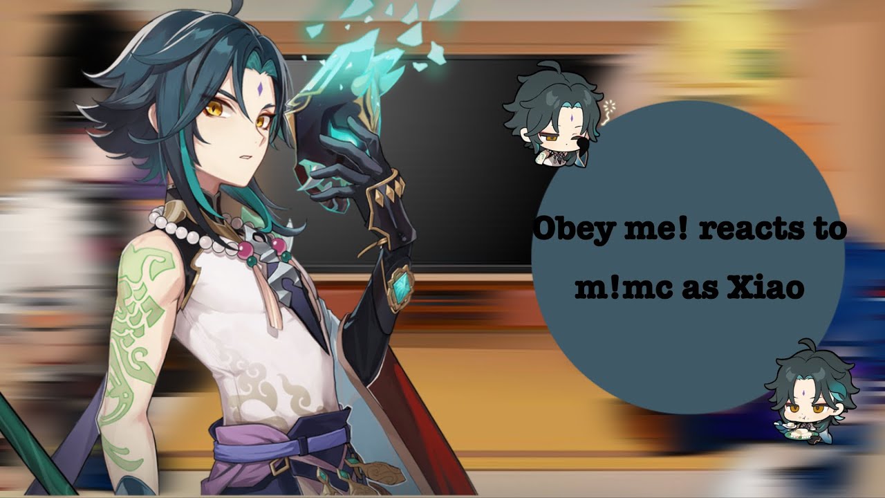 Obey me reacts to M!mc as Xiao | credits in desc  ♡︎