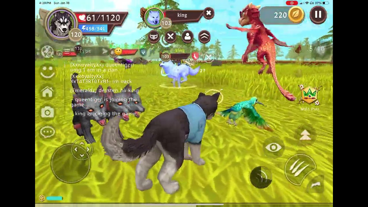 More wildcraft videos today I’m playing with some of my friends like skyu, sky/my sis, tot.