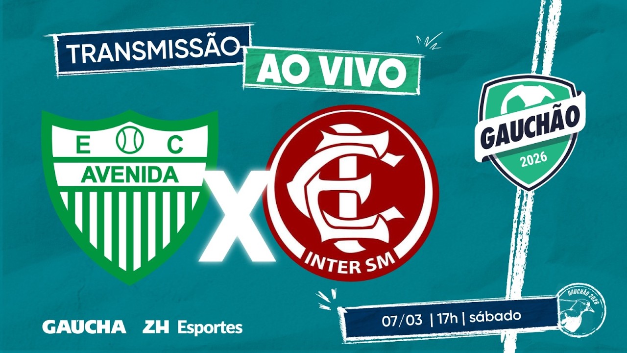 AO VIVO COM IMAGENS: AVENIDA x INTER-SM | QUADRANGULAR DO REBAIXAMENTO | GAUCHÃO | 07/03/2026