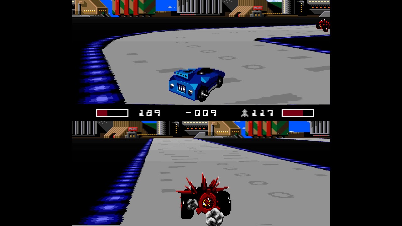 Battle Cars SNES 2 player VS races 60fps