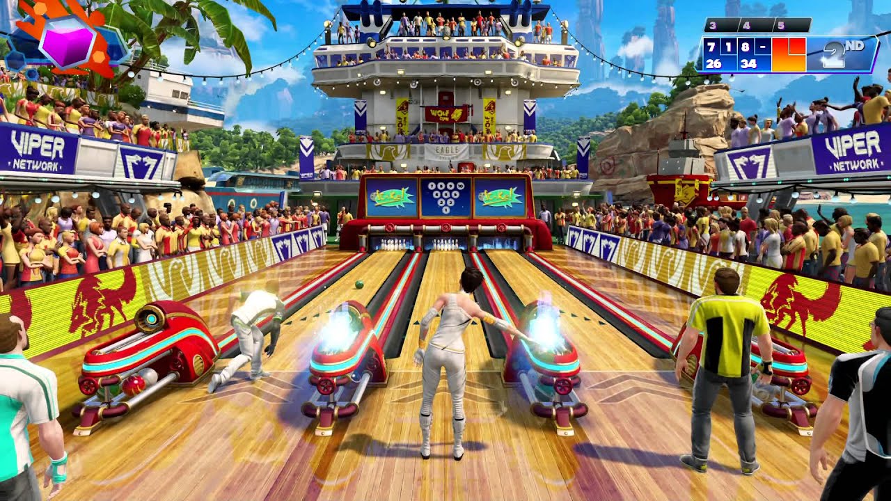 Playing with MOGUVINIVAGU - Kinect Sports Rivals (Bowling)