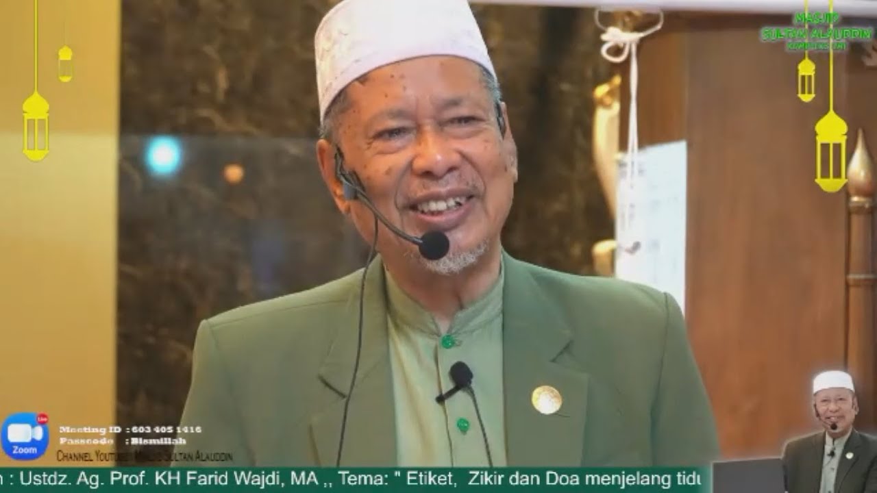 Ag. Prof. KH Farid Wajdi, MA , Tema: 