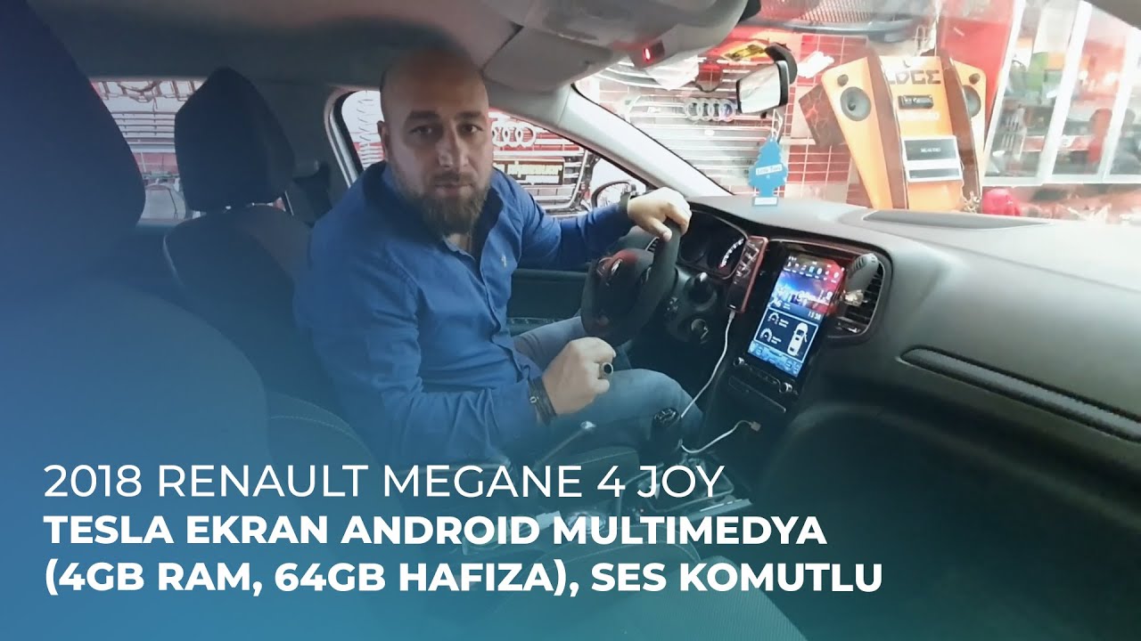 2018 Renault Megane 4 Joy // Tesla Ekran Android Multimedya (4GB Ram, 64GB Hafıza), Ses Komutlu