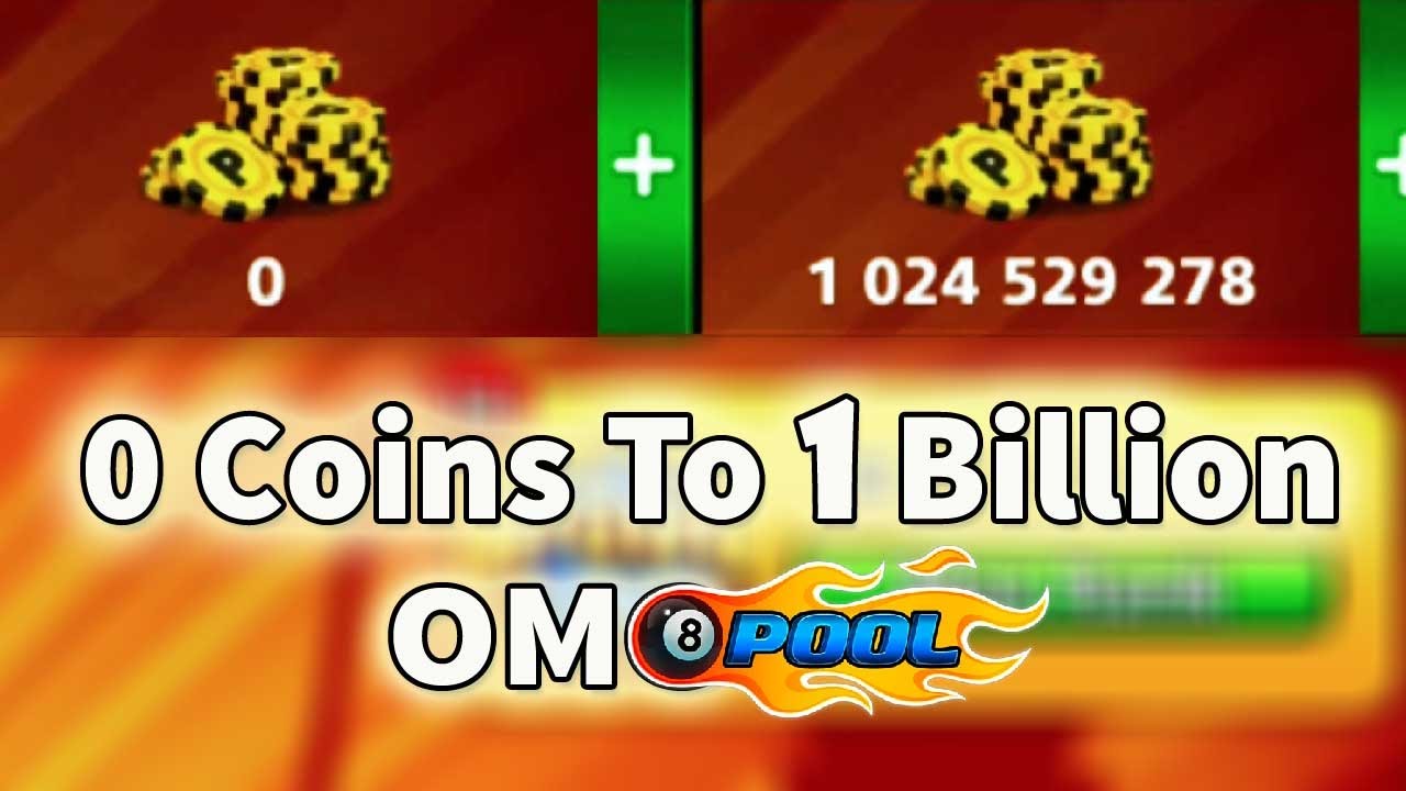 From 0 Coins To 1 Billion Coins 🙀 One video Level 1 To 90 Pro 8 Ball Pool