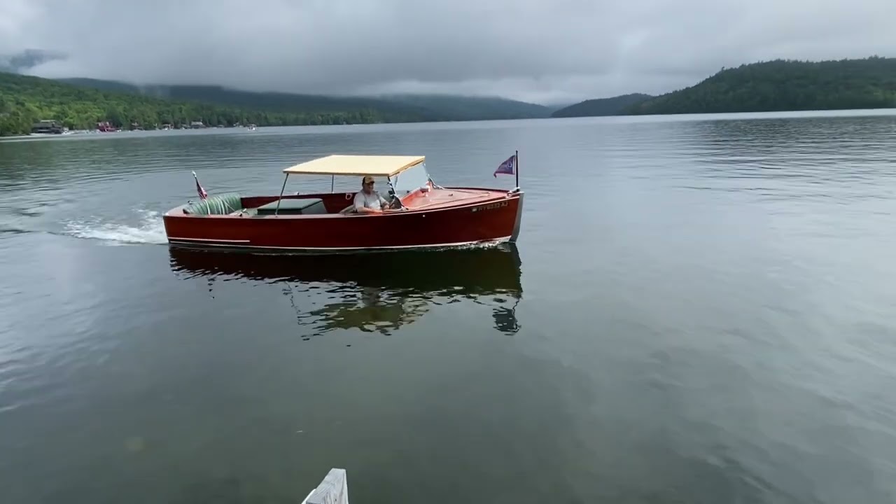 1938 Chris Craft Video  21Ft Beautifully Restored For Sale