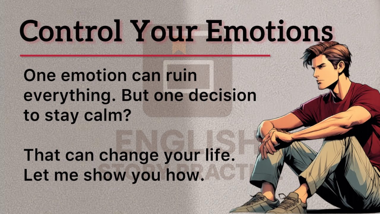 Control Your Emotions, Control Your Life🔥 || Graded Reader I| Improve Your English✅