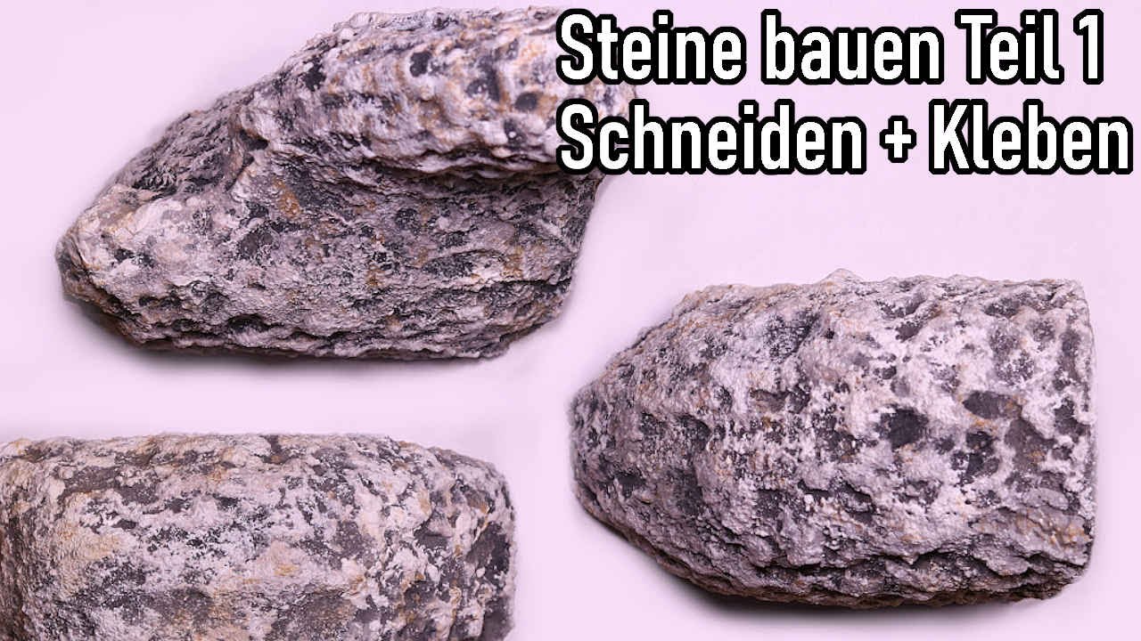 Tutorial: Steine bauen Schneiden + Kleben || akinapets