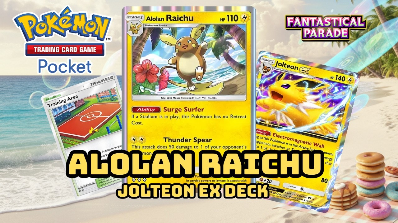 Alolan Raichu & Jolteon ex Deck | Pokemon TCG Pocket