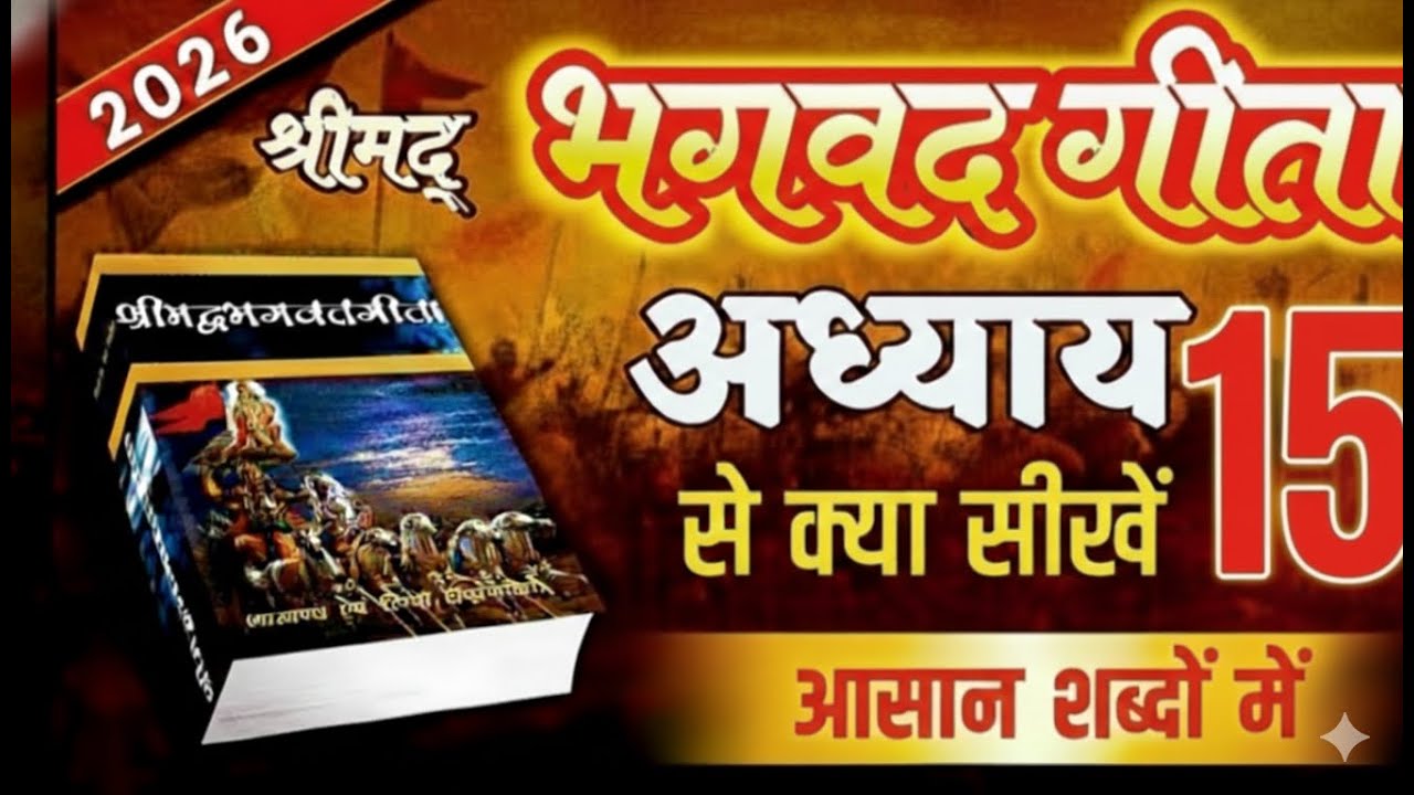 श्रीमद भगवद गीता अध्याय 15 की सीख | Life Changing Lessons of Bhagavad Geeta Chapter 15 Bhagwat Geeta
