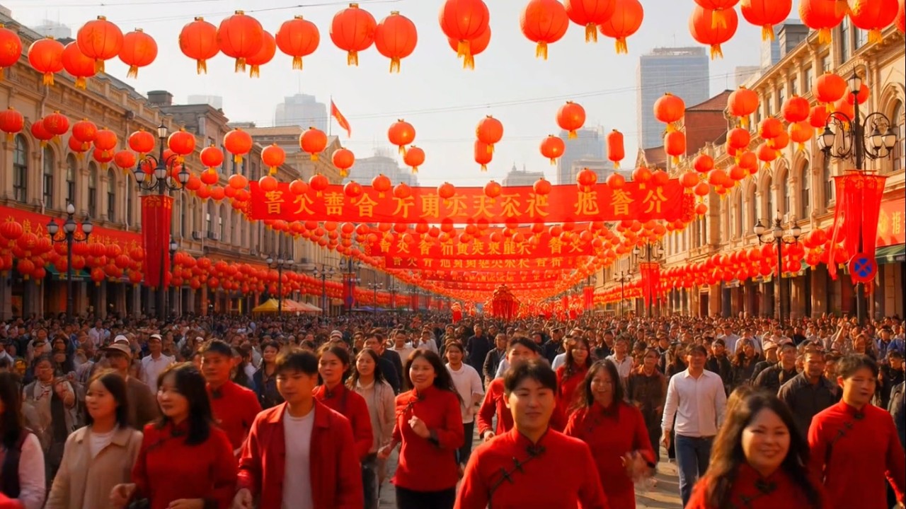 Beijing Lunar New Year Parade 2026 4K | Best Moments | Crowd Waves