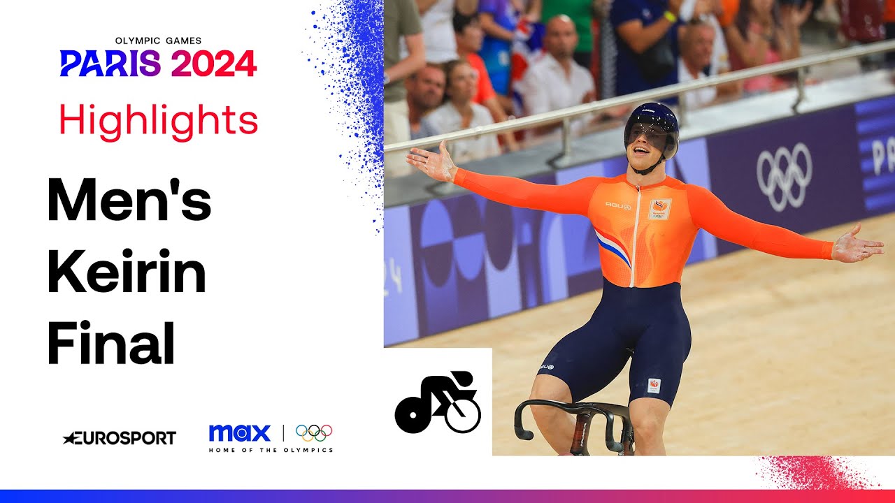 Harrie Lavreysen Wins GOLD MEDAL 🥇🇳🇱 Track Cycling Men's Keirin #Paris2024