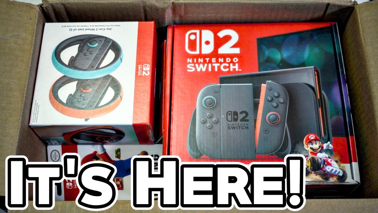 Nintendo Switch 2 Unboxing and HANDS-on Impressions