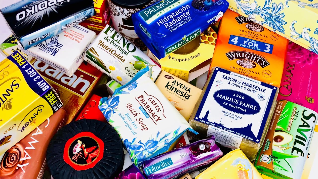 Auld Lang Syne - ASMR SOAP HAUL - UNBOXING / UNWRAPPING INTERNATIONAL SOAPS - For Relaxation