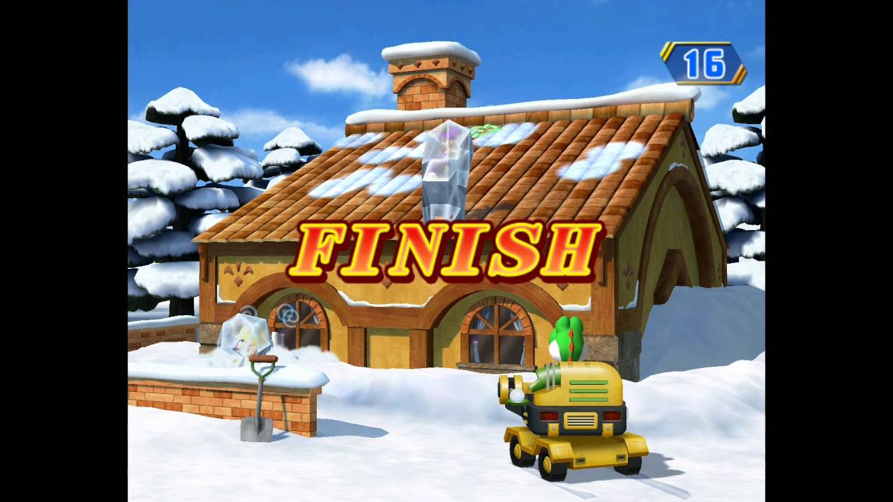 Mario Party 8 minigame: Snow Way Out 60fps
