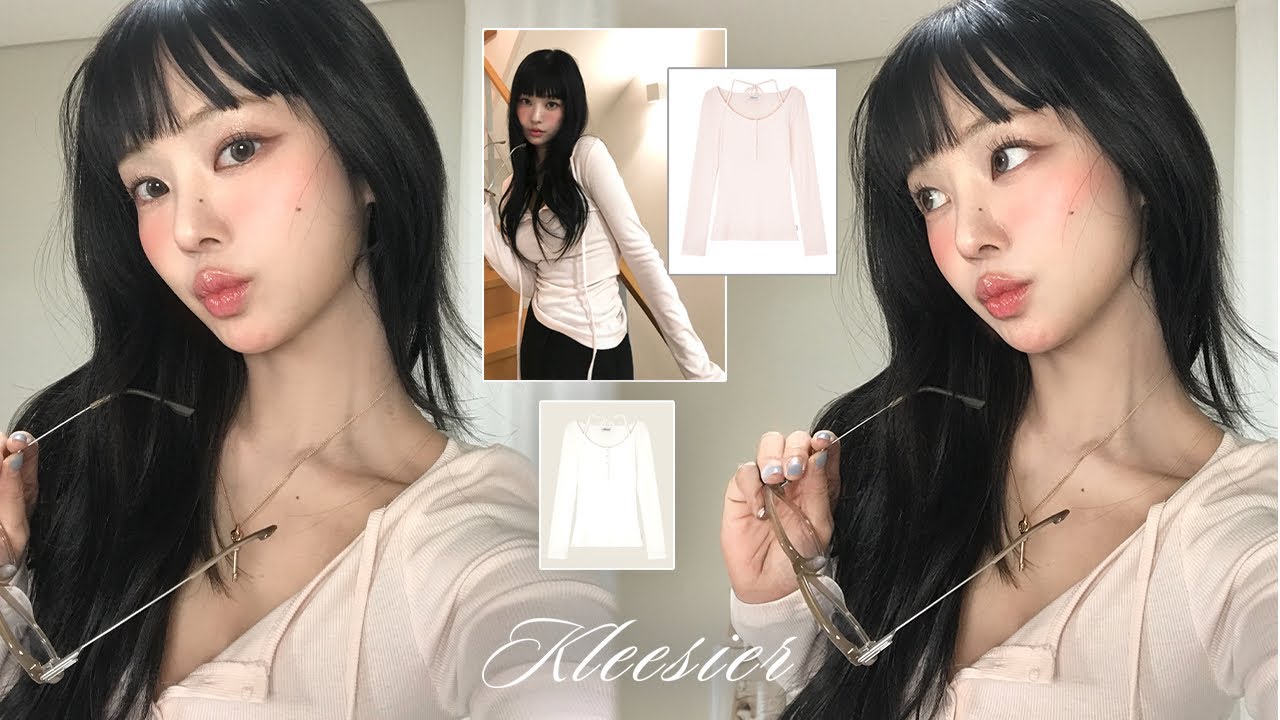 군살 감춰주는 -3kg 청순 여리핏 티셔츠｡｡🩰🤍event! 클리시어 콜라보 제작티/봄 코디/개강룩/데일리룩/스타일링 팁/옷 선물 이벤트