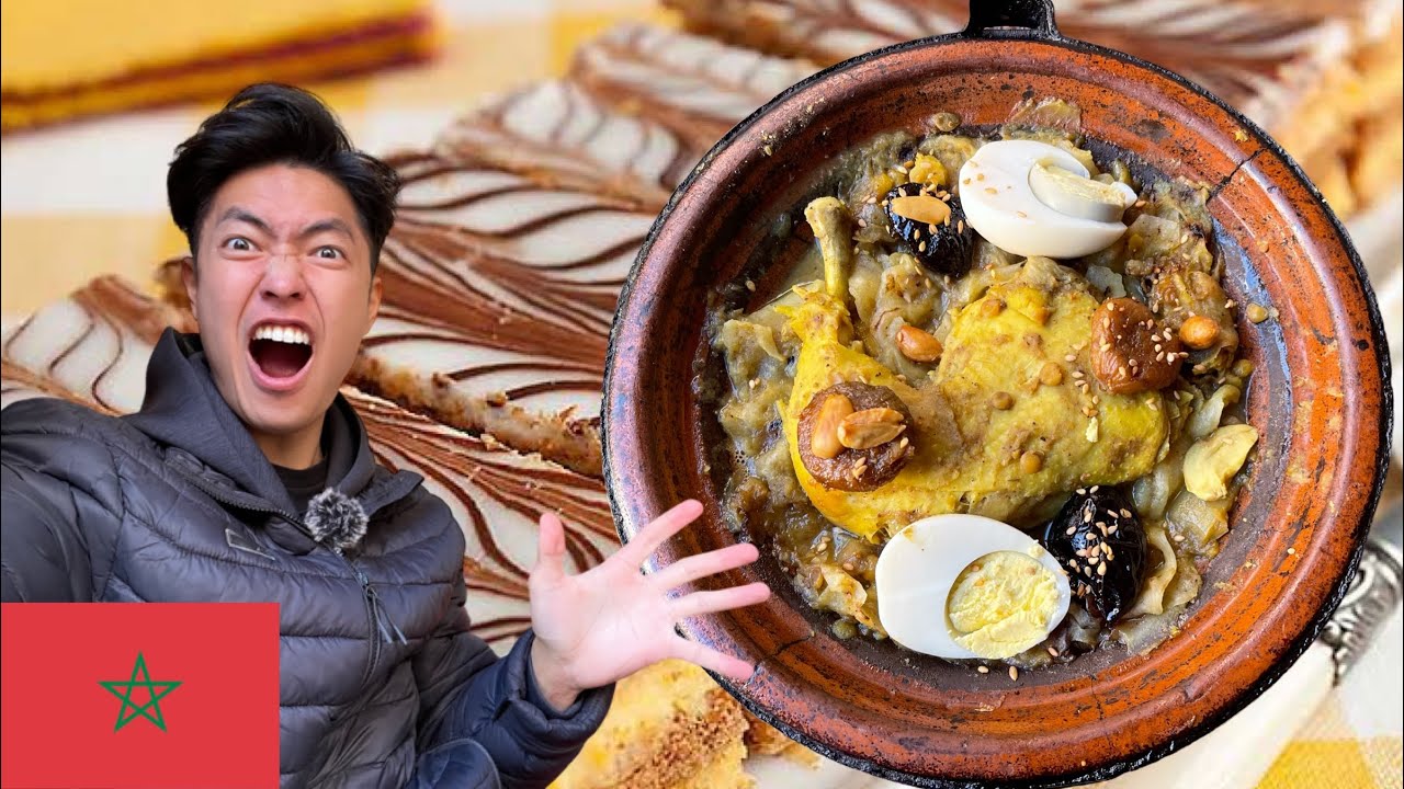 ULTIMATE MOROCCAN FOOD TOUR - Traditional Chicken Rfissa, Moroccan Mille Feuille etc