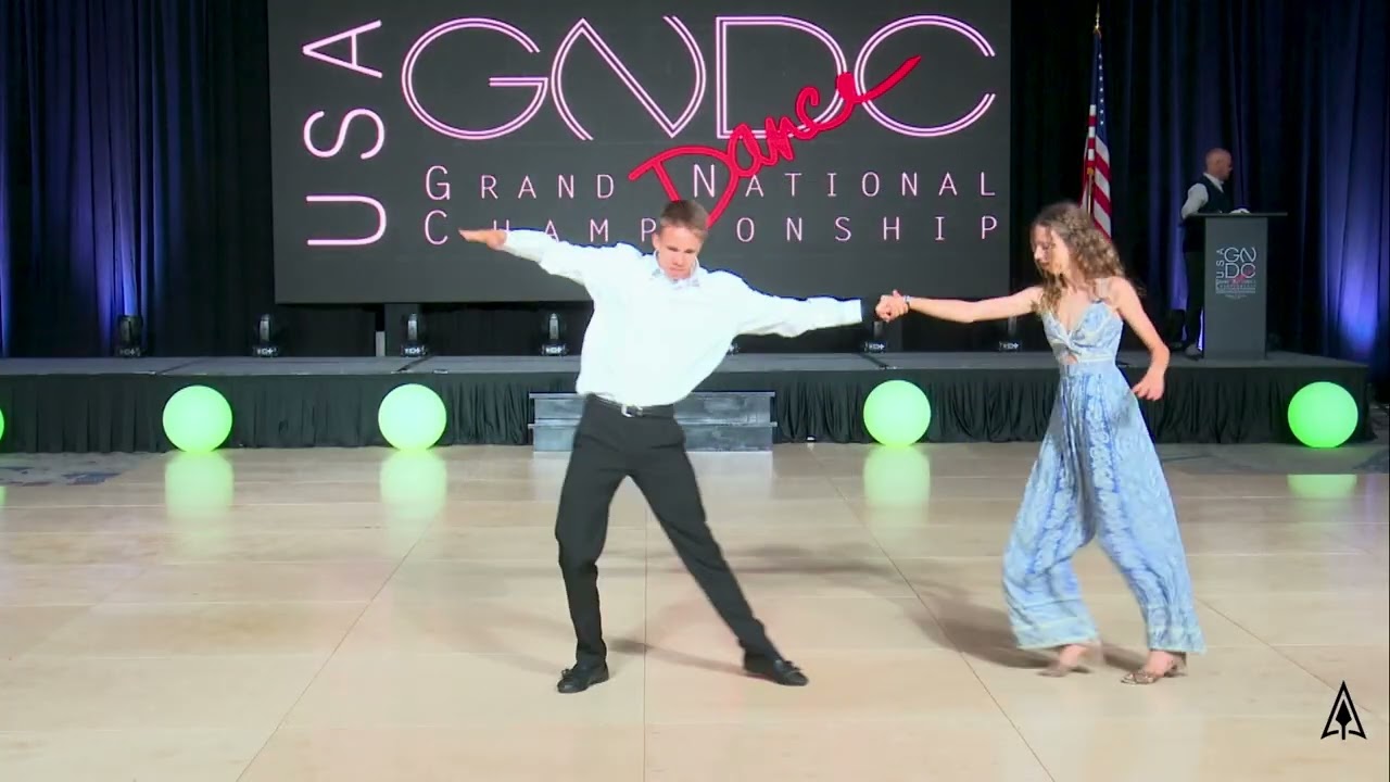 William Benoit and Abrielle Benoit - 2025 USA Grand Nationals Jr Shag