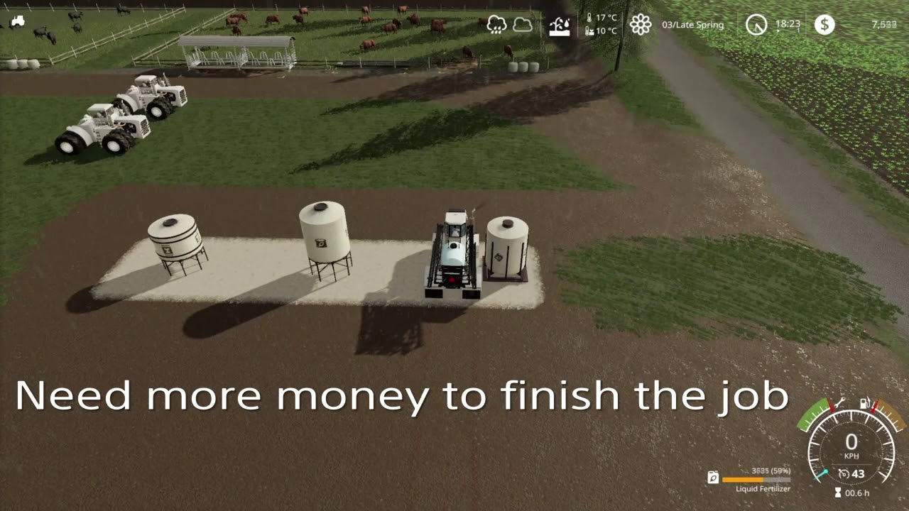 Lone Oak FS19- Spraying 95ac field PS4