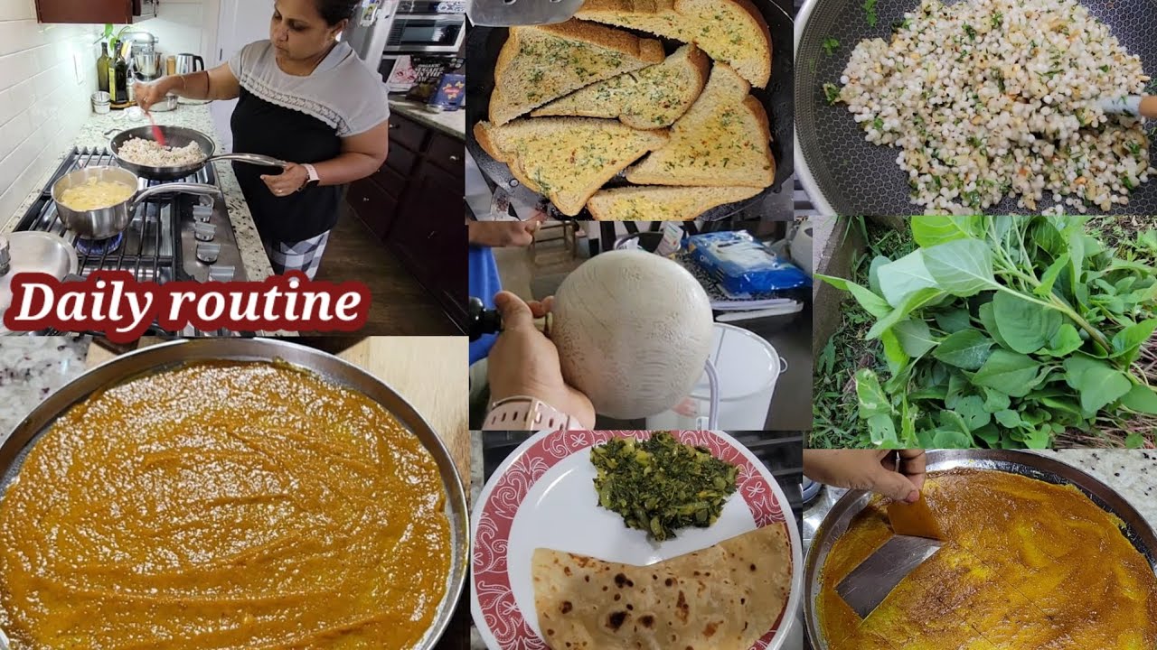 Daily routine vlog| Aam papad, Tandarjo bhaji recipe| Perfect Sabudana khichdi