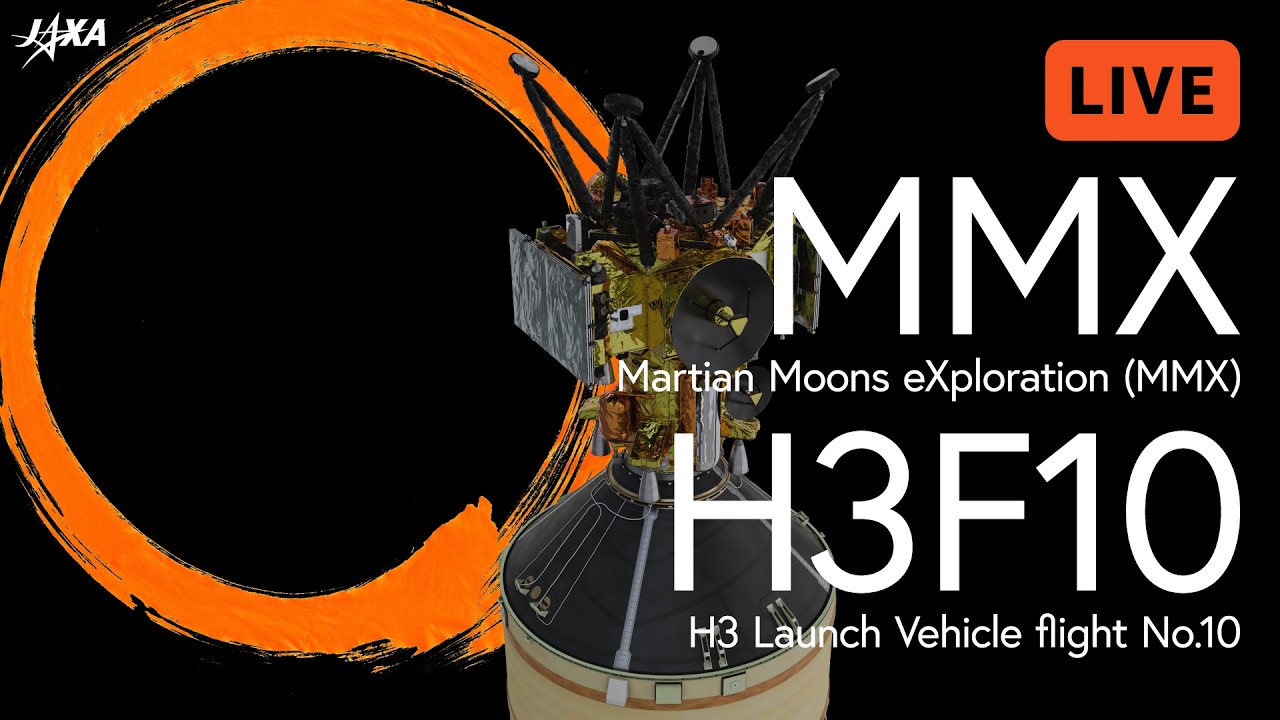 Launch live streaming of Martian Moons eXploration (MMX)/H3 Launch Vehicle flight No.10(English)