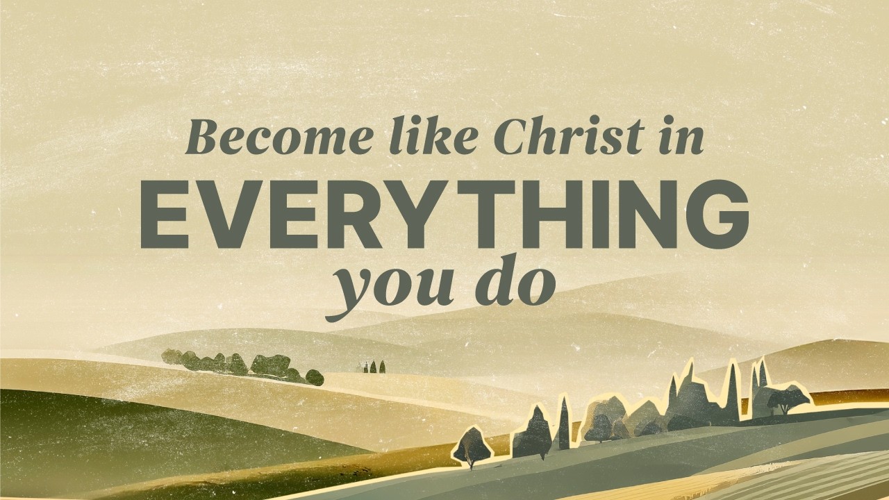 We Thank You, God, For Making Us a Way | Christian song | Become like Christ in everything you do