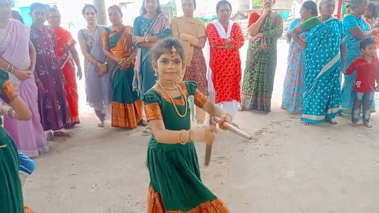 Bujji Bujji Ganapayya | kolatam song 💥🔥... Performance by my little Angels 👑💫
