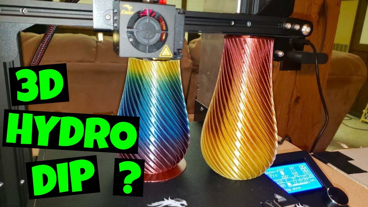 Hydro Dipping 3D Printed Parts?