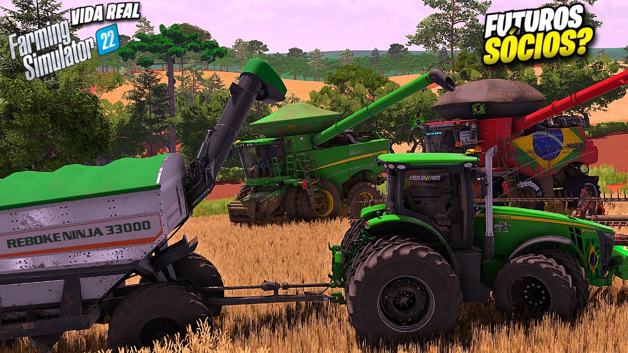 VAMOS Ter Futuros Sócios Na Fazenda? - Pressão No Final Da Colheita - Farming Simulator 22