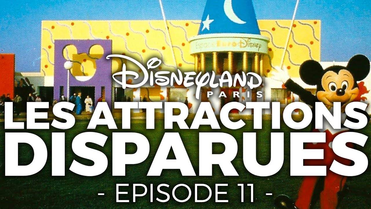 ATTRACTIONS DISPARUES de DISNEYLAND PARIS - L'ESPACE EURODISNEY : le centre d'informations ABANDONNE
