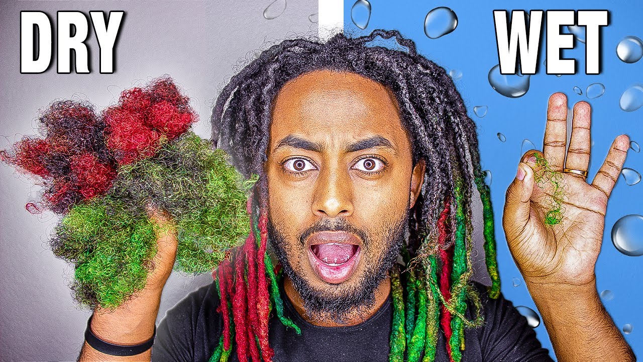 Dry Vs Wet Combing Dreadlocks !!