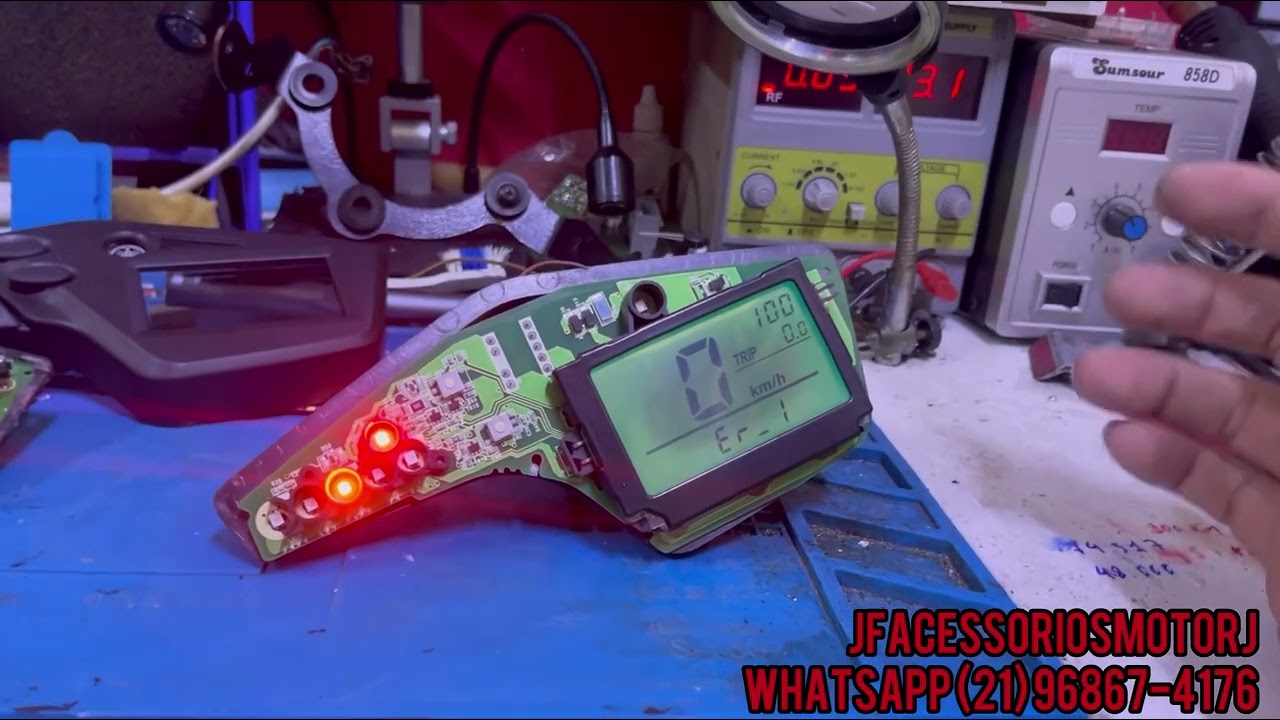 Painel Yamaha XT 660 Troca De Película Polarizadora Original